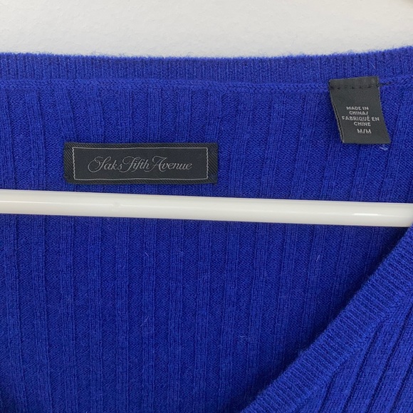 Saks Fifth Avenue Royal Blue Sweater - Picture 2 of 4